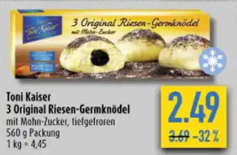 diska Toni Kaiser 3 Original Riesen-Germknödel 560g Angebot