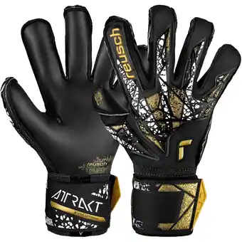 Intersport REUSCH Herren Handschuhe Attrakt Gold X Evolution Cut Finger Support black / gold / white / black 11 Angebot