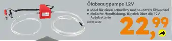 Globus Baumarkt Ölabsaugpumpe 12V Angebot