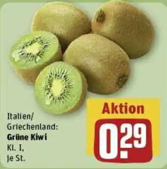 REWE Grüne Kiwi KL. I, Angebot