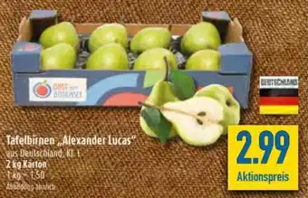 diska Tafelbirnen Alexander Lucas 2kg Angebot