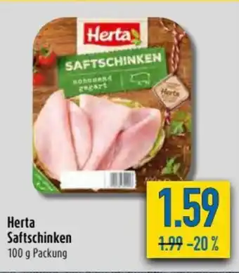 diska Herta Saftschinken 100g Angebot