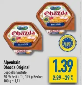 diska Alpenhain Obazda Original 125g Becher Angebot