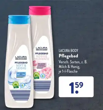 Aldi Süd LACURA BODY Pflegebad Versch. Sorten, z. B. Milch & Honig, je 1-1-Flasche Angebot