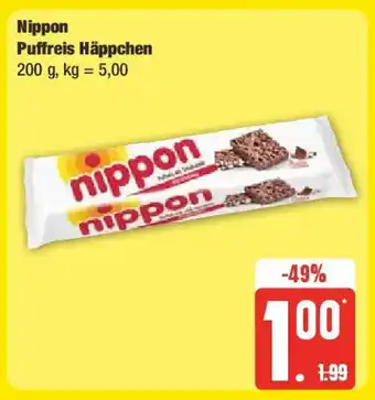 Edeka Nippon Puffreis Häppchen 200 g Angebot