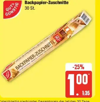 Edeka Backpapier-Zuschnitte Angebot