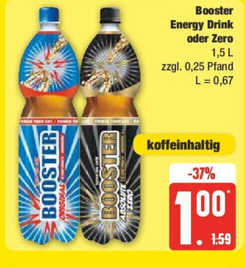 Booster energy 1 outlet 5 liter