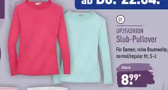 Aldi Nord UP2Fashion Slub Pullover Angebot