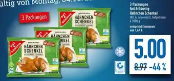 diska Gut & Günstig Hähnchen Schenkel 1000g Angebot