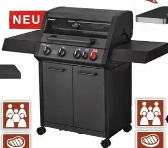 toom Baumarkt Gasgrill Monroe Pro X 4 SIR Turbo Shadow Angebot