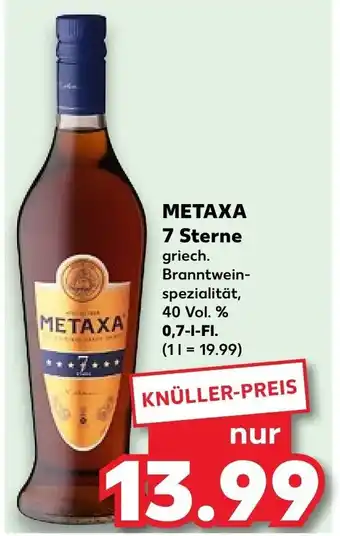 Kaufland METAXA 7 Sterne 0,7-l-Fl. Angebot