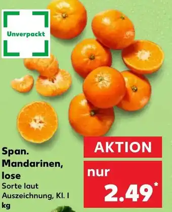 Kaufland Span. Mandarinen,lose Angebot