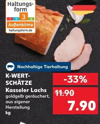 Kaufland K-WERT-SCHÄTZE Kasseler Lachs Angebot