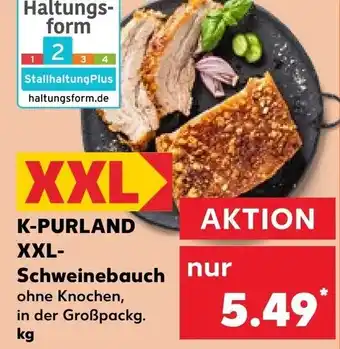 Kaufland K-PURLAND XXL Schweinebauch Angebot