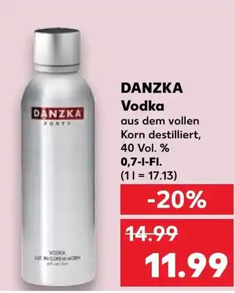 Kaufland DANZKA Vodka 0,7 l Fl. Angebot