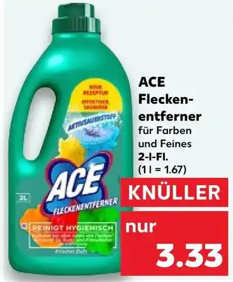 Kaufland ACE Flecken-entferner 2 l Fl. Angebot