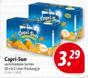 Nah & Frisch Capri-Sun 10 x 0,2 Liter Packung Angebot