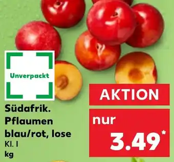 Kaufland Südafrik. Pflaumen blau/rot, lose Angebot