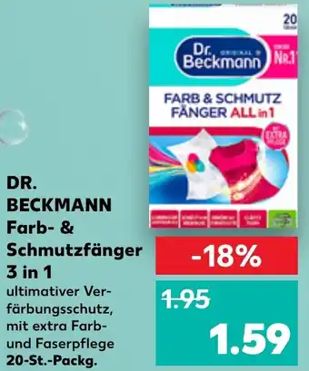 Kaufland DR. BECKMANN Farb & Schmutzfänger 3in1, 20 St. Packg. Angebot