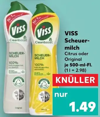 Kaufland VISS Scheuermilch 500-ml-FI. Angebot