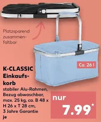 Kaufland K-CLASSIC Einkaufskorb Angebot