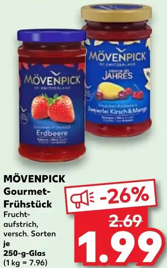 Kaufland MÖVENPICK Gourmet-Frühstück 250 g Glas Angebot