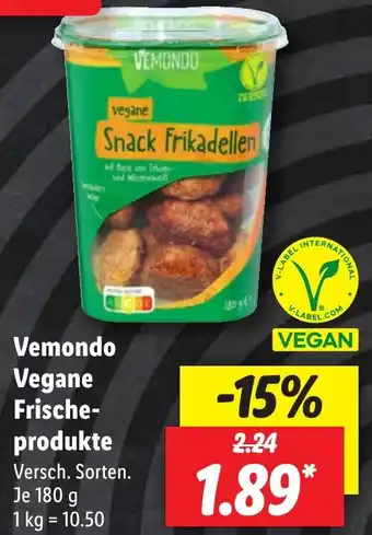 Lidl Vemondo Vegane Frischeprodukte 180 g Angebot