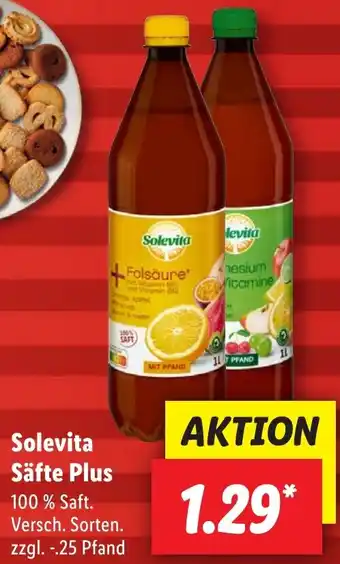 Lidl Solevita Säfte Plus Angebot