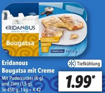 Lidl Eridanous Bougatsa mit Creme 450 g Angebot