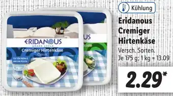 Lidl Eridanous Cremiger Hirtenkäse 175 g Angebot