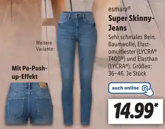 Lidl esmara Super Skinny-Jeans Angebot