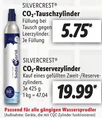 Lidl SILVERCREST CO₂-Tauschzylinder Angebot