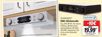 Lidl SILVERCREST DAB+ Küchenradio Angebot