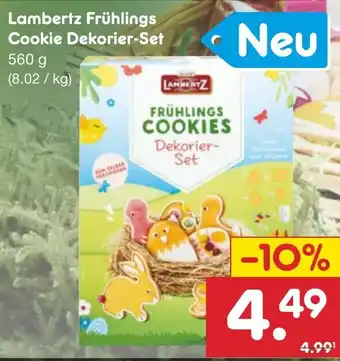 Netto Marken-Discount Lambertz Frühlings Cookie Dekorier-Set 560 g Angebot
