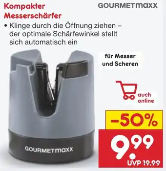 Netto Marken-Discount GOURMETmaxx Kompakter Messerschärfer Angebot