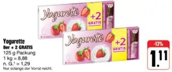 nah & gut Yogurette 8er + 2 GRATIS 125 g Packung Angebot