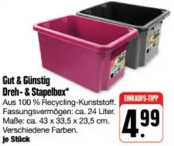 nah & gut Gut & Günstig Dreh & Stapelbox Angebot