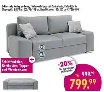 Möbel Boss Schlafsofa Kathy de Luxe Angebot