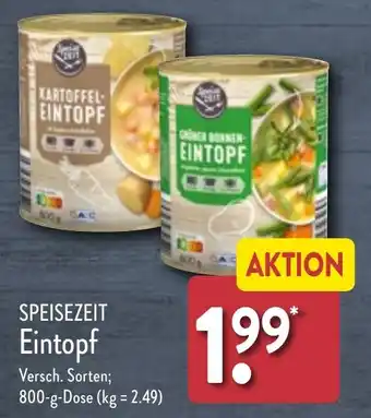 Aldi Nord SPEISEZEIT Eintopf 800 g Dose Angebot