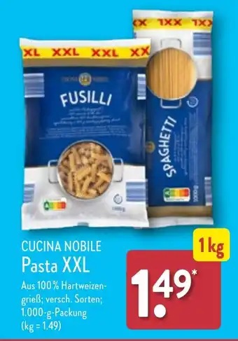 Aldi Nord CUCINA NOBILE Pasta XXL 1.000 g Packung Angebot