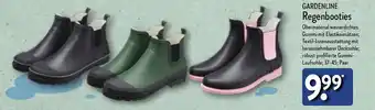 Aldi Nord GARDENLINE Regenbooties Angebot