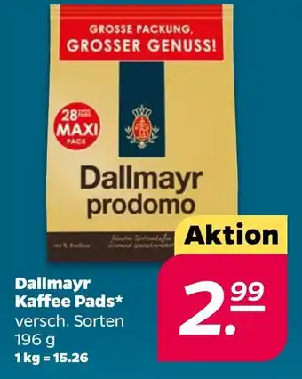 NETTO Dallmayr Kaffee Pads 196 g Angebot