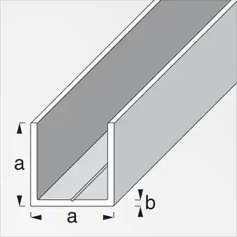 Sonderpreis Baumarkt U-Profil 19,5 x 1,5 mm Alu blank Angebot