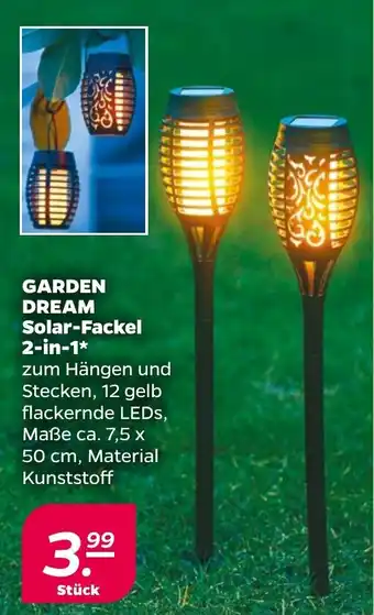 NETTO GARDEN DREAM Solar-Fackel 2-in-1 Angebot