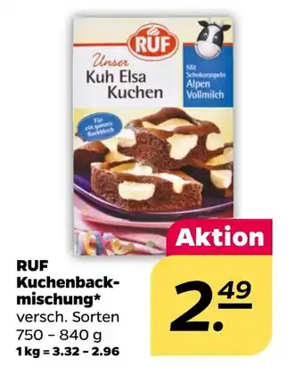 NETTO RUF Kuchenback-mischung 750 - 840 g Angebot