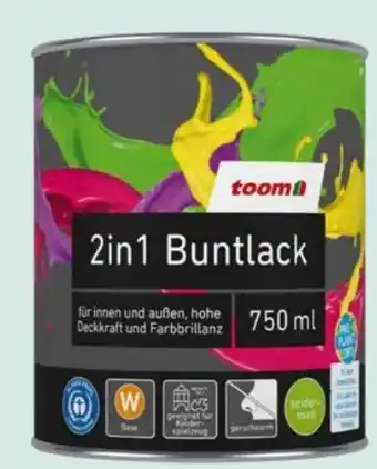toom Baumarkt 2in1 Buntlack Angebot