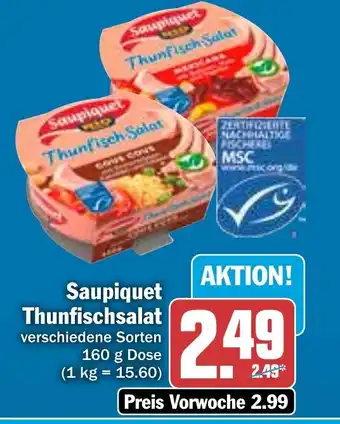 Hit Saupiquel Thunfisch Salat 160 g Dose Angebot