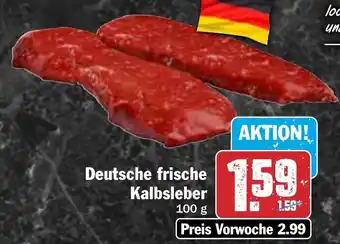 Hit Deutsche frische Kalbsleber 100 g Angebot