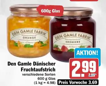 Hit Den Gamle Dänischer Fruchtaufstrich 600 g Glas Angebot