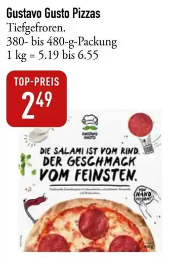 Galeria Markthalle Gustavo Gusto Pizzas 380-480 g Packung Angebot